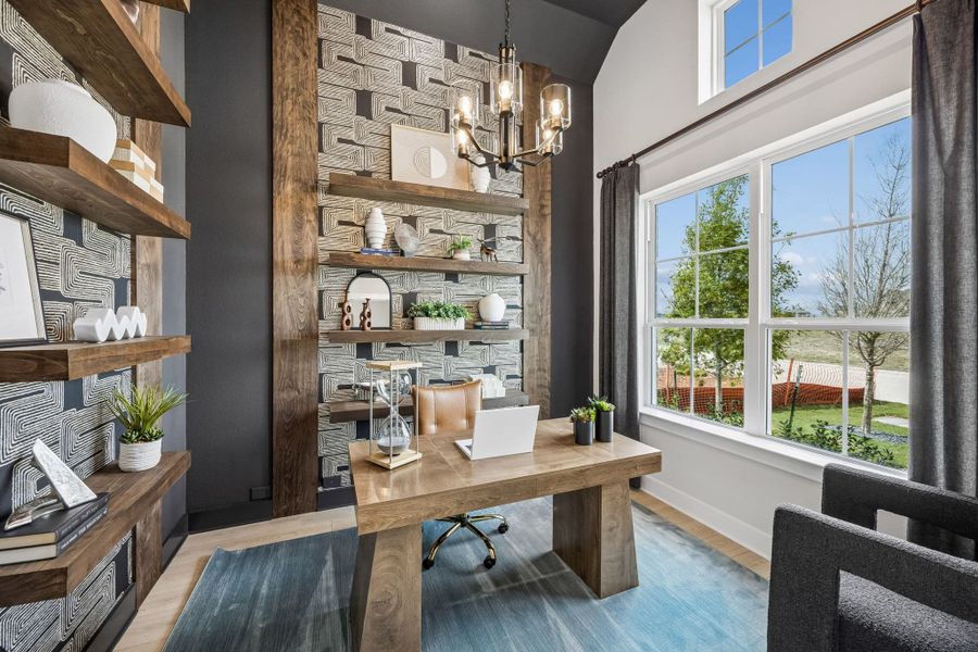 Furnished interior view inside a new home in Las Lomas, Forney (Image 5).