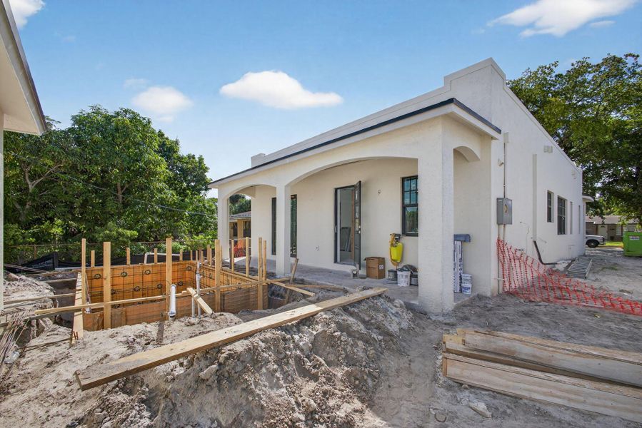 In-progress construction of a new home in , West Palm Beach, FL (Image 22). In-progress construction of a new home in , West Palm Beach, FL (Image 22).