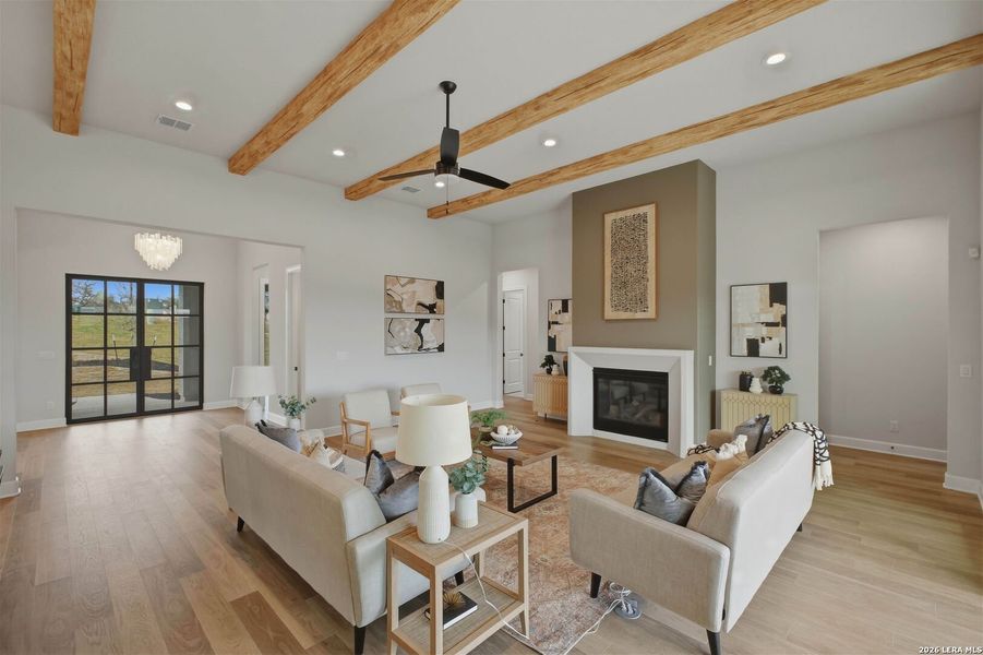 Furnished interior view inside a new home in , San Antonio (Image 14).