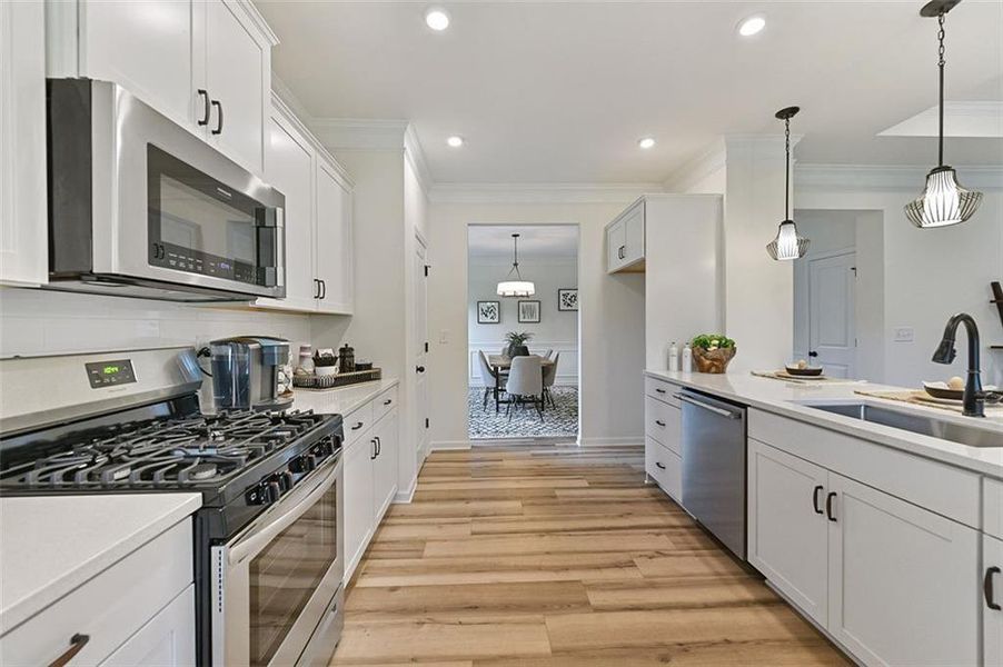 Furnished interior view inside a new home in Sagebrook, Powder Springs (Image 35).