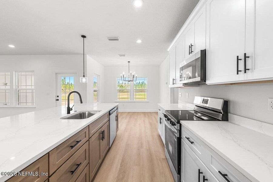 Furnished interior view inside a new home in , Starke (Image 8).