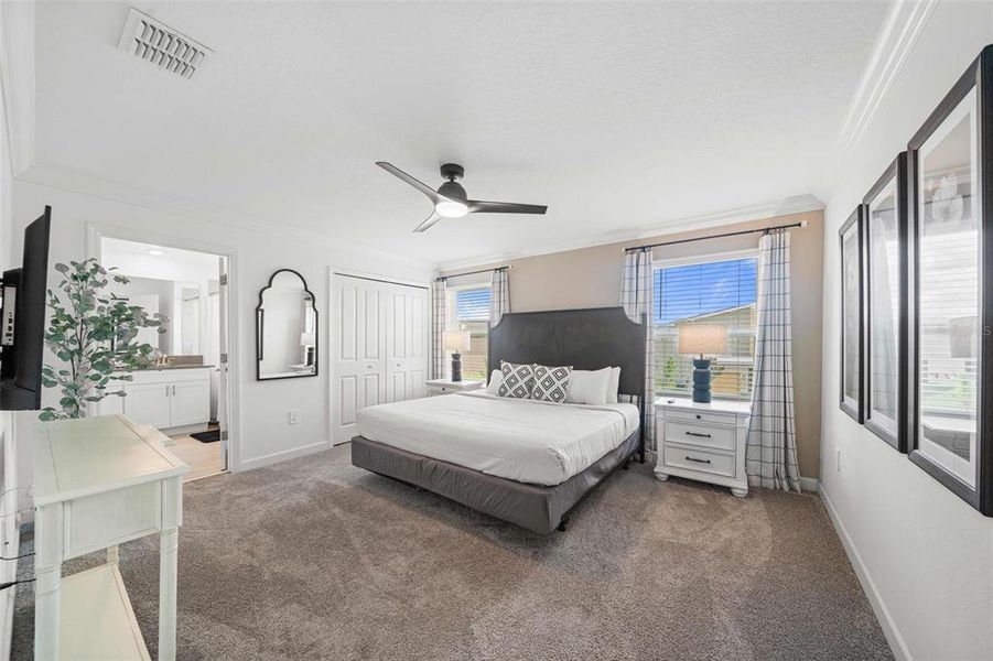 Furnished interior view inside a new home in , Kissimmee (Image 8). Furnished interior view inside a new home in , Kissimmee (Image 8).