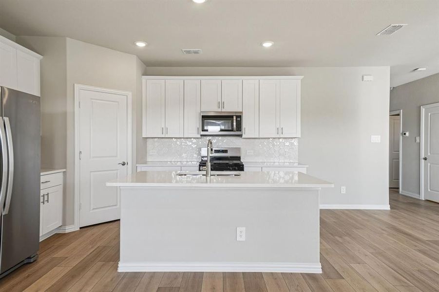 Furnished interior view inside a new home in Eastridge - Spring Series, McKinney (Image 15).