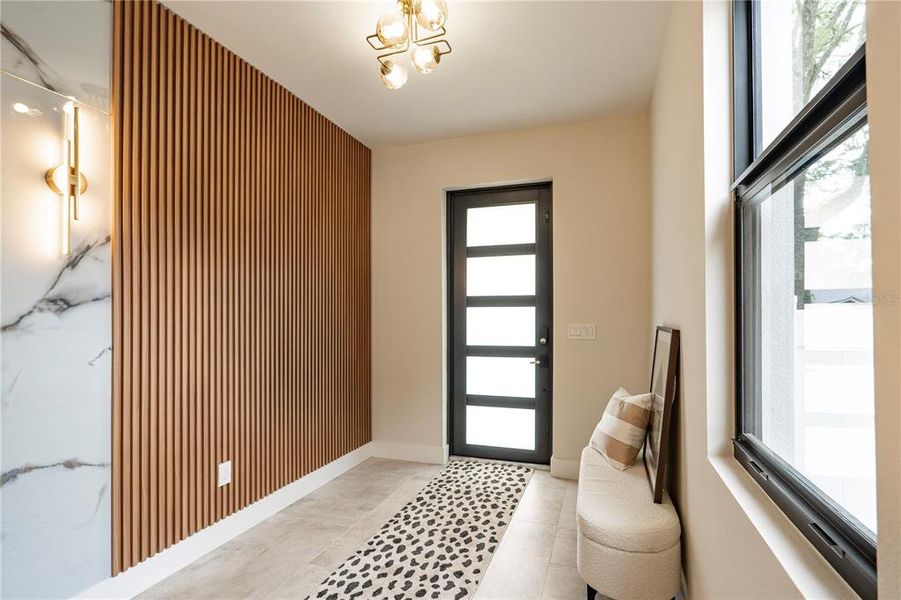 Furnished interior view inside a new home in , Tampa (Image 14). Furnished interior view inside a new home in , Tampa (Image 14).