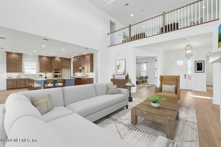 Furnished interior view inside a new home in , St. Johns (Image 4).