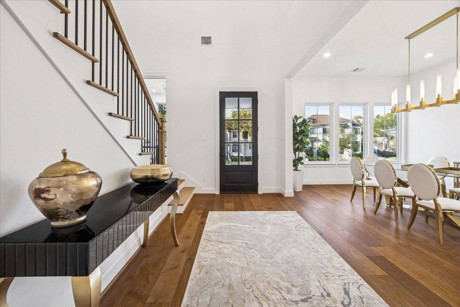 Furnished interior view inside a new home in , Houston (Image 6).