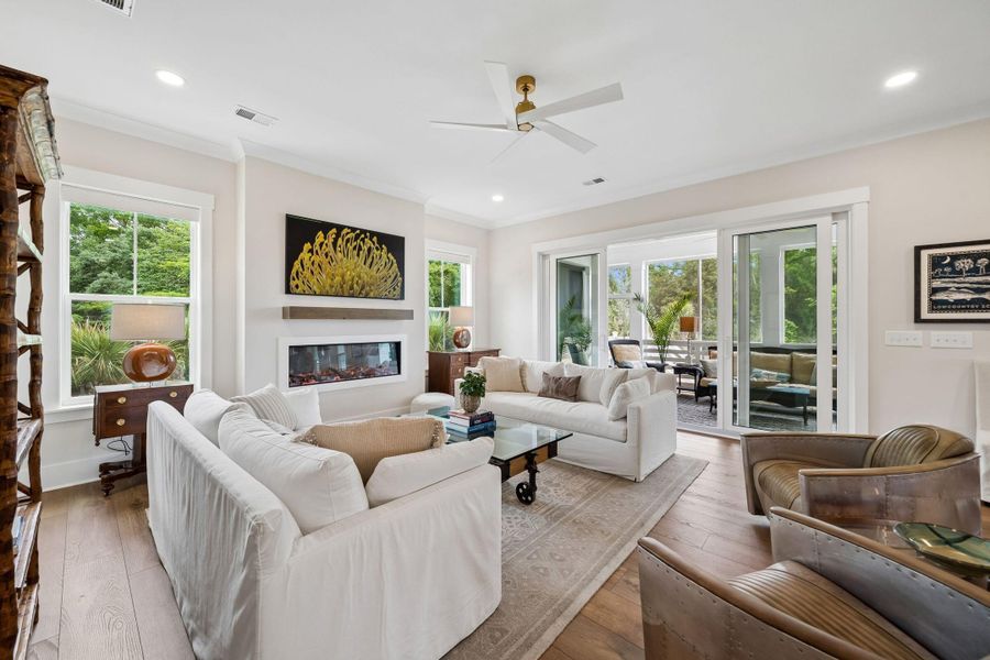 Furnished interior view inside a new home in , Mount Pleasant (Image 16).