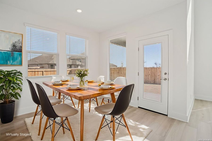 Furnished interior view inside a new home in Carmel Ranch, Schertz (Image 8). Furnished interior view inside a new home in Carmel Ranch, Schertz (Image 8).