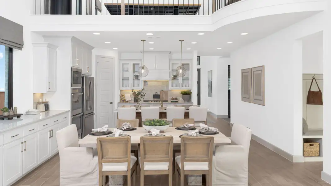 Furnished interior view inside a new home in Eliana, McKinney (Image 16).