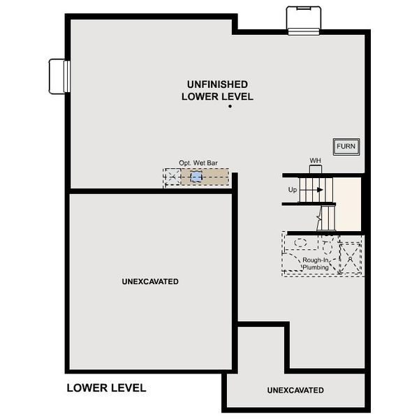 2D floor plan layout for the Gateway by Century Communities in Overland Ranch, Aurora, CO (Image 5). 2D floor plan layout for the Gateway by Century Communities in Overland Ranch, Aurora, CO (Image 5).