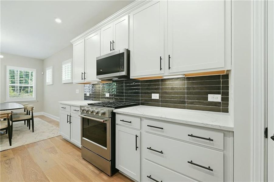 Furnished interior view inside a new home in , Atlanta (Image 34).