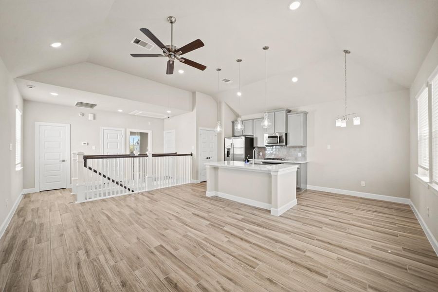 Cozy great room (*Photo not of actual home and used for illustration purposes only.)Charming dining area (*Photo not of actual home and used for illustration purposes only.)Lovely kitchen (*Photo not of actual home and used for illustration purposes only.)Stylish kitchen (*Photo not of actual home and used for illustration purposes only.)Serene primary suite (*Photo not of actual home and used for illustration purposes only.)Primary bath with dual sinks, tub, and separate shower (*Photo n