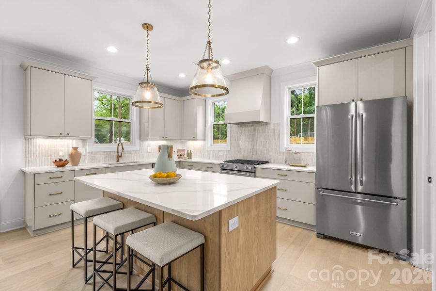 Furnished interior view inside a new home in , Charlotte (Image 38).