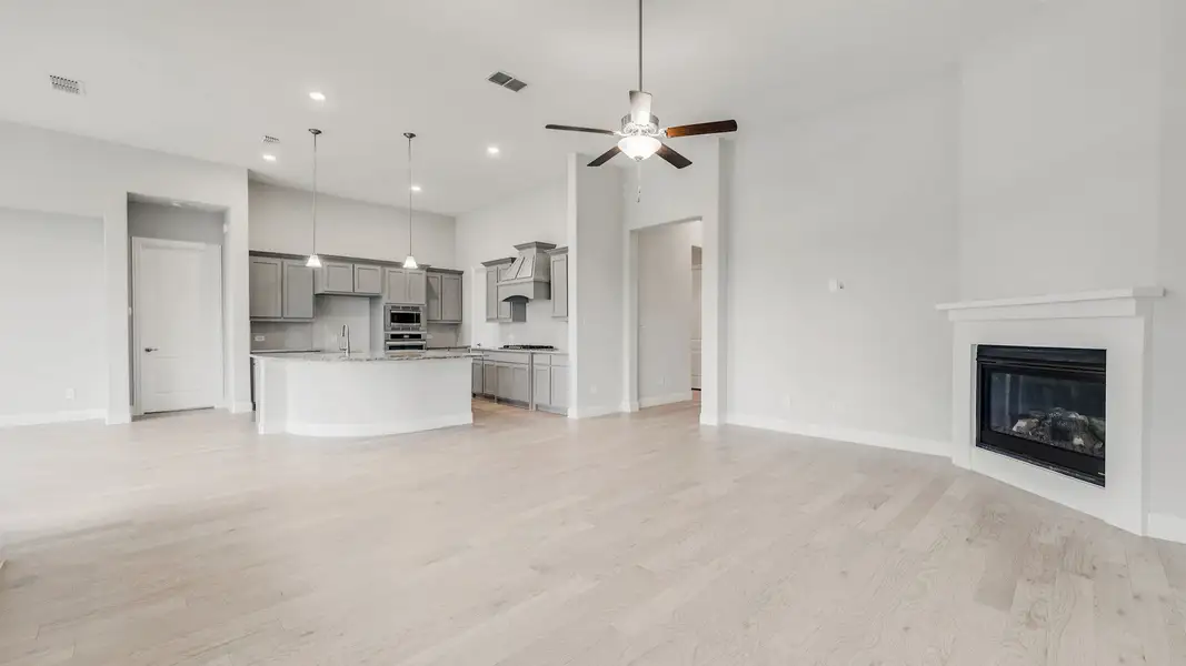Representative furnished interior of a home built from the Tulane by DRB Homes in Creekhaven, Iowa Colony (Image 5).