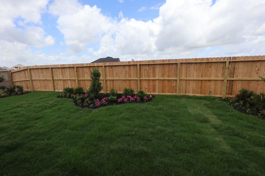 Amazing backyard with lush landscaping Amazing backyard with lush landscaping
