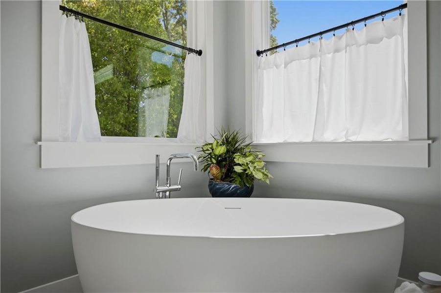 Close-up of interior finishes inside a home in , Sugar Hill (Image 24).