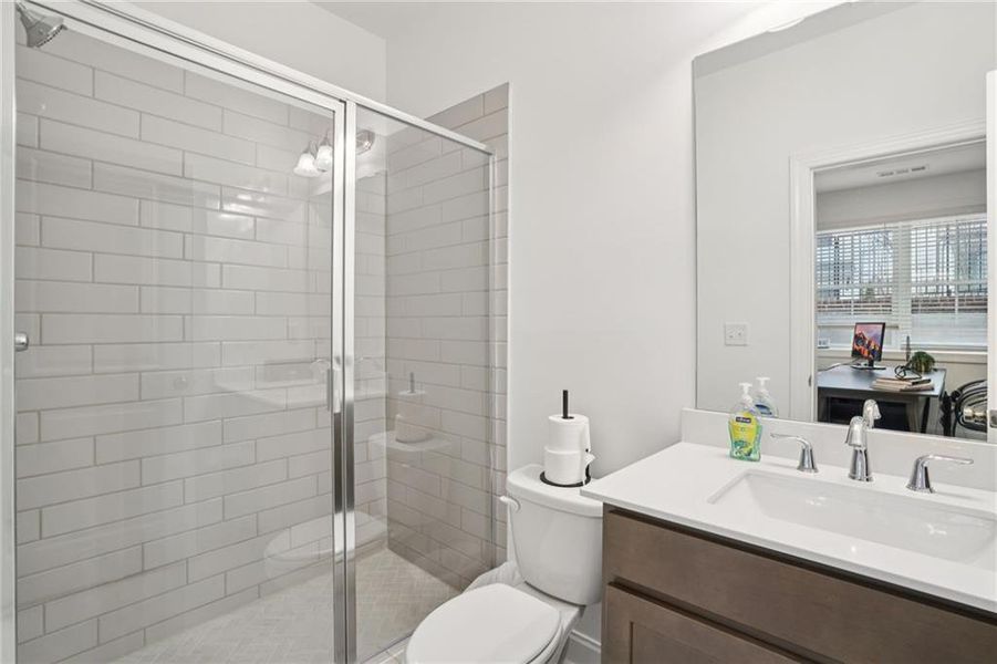 Furnished interior view inside a new home in Palisades Townhomes, Cumming (Image 7).