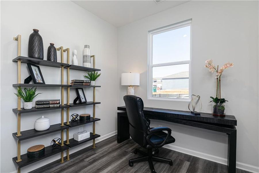 Furnished interior view inside a new home in , Powder Springs (Image 15).
