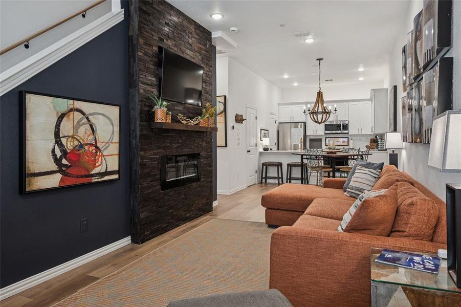 Furnished interior view inside a new home in , Arlington (Image 4).