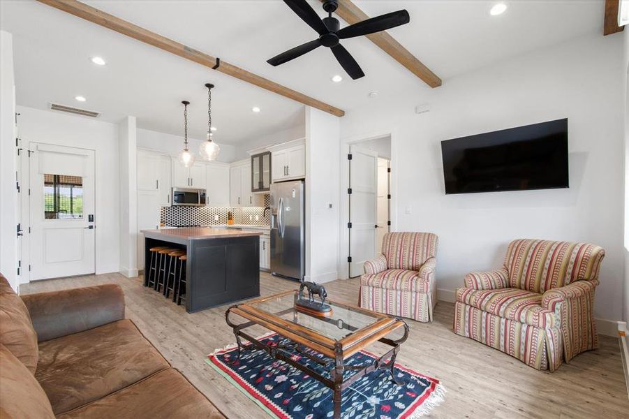 Furnished interior view inside a new home in , Pilot Point (Image 6).