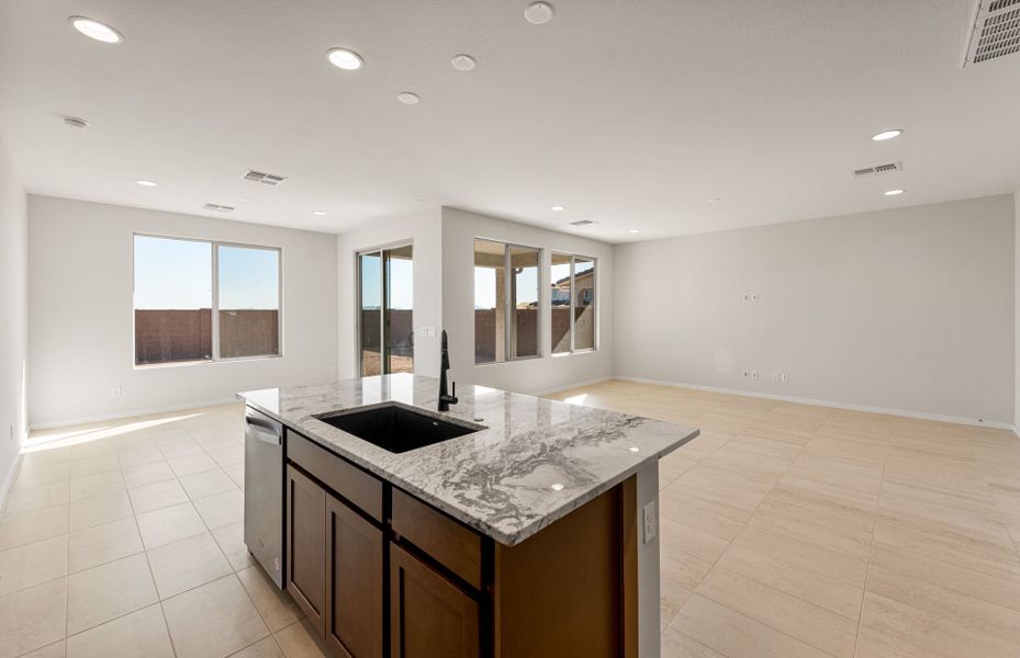 Representative furnished interior of a home built from the Rimini by Pulte Homes in Blossom Rock, Apache Junction (Image 6). Representative furnished interior of a home built from the Rimini by Pulte Homes in Blossom Rock, Apache Junction (Image 6).