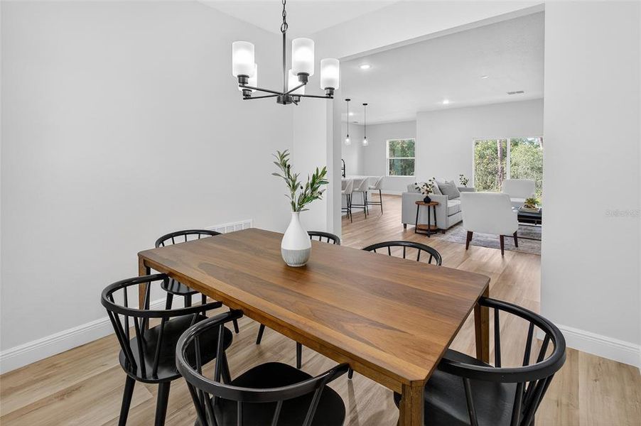 Furnished interior view inside a new home in , Ocala (Image 11).