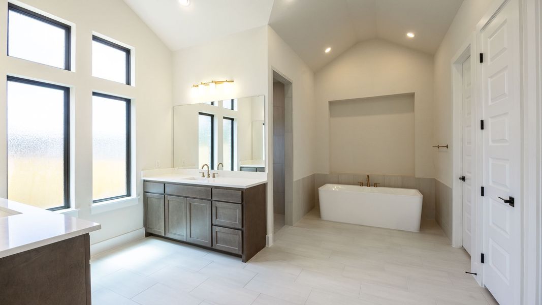 Furnished interior view inside a new home in Parkside on the River West, Georgetown (Image 6). Furnished interior view inside a new home in Parkside on the River West, Georgetown (Image 6).