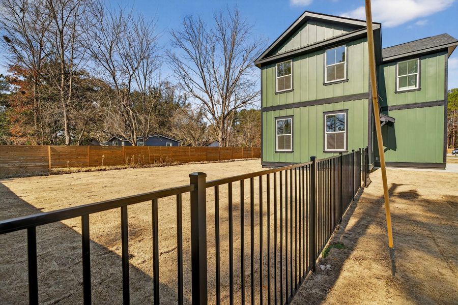 Exterior details and patio area of a home in , Summerville (Image 3).