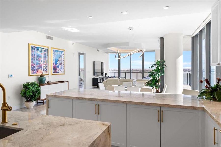 Furnished interior view inside a new home in , Tampa (Image 39).