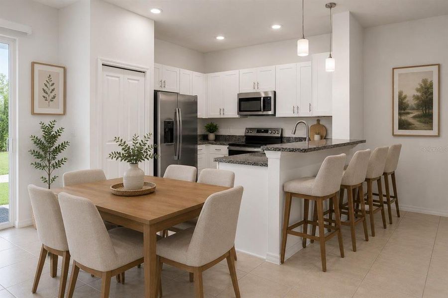 Furnished interior view inside a new home in Angeline, Land O' Lakes (Image 11).