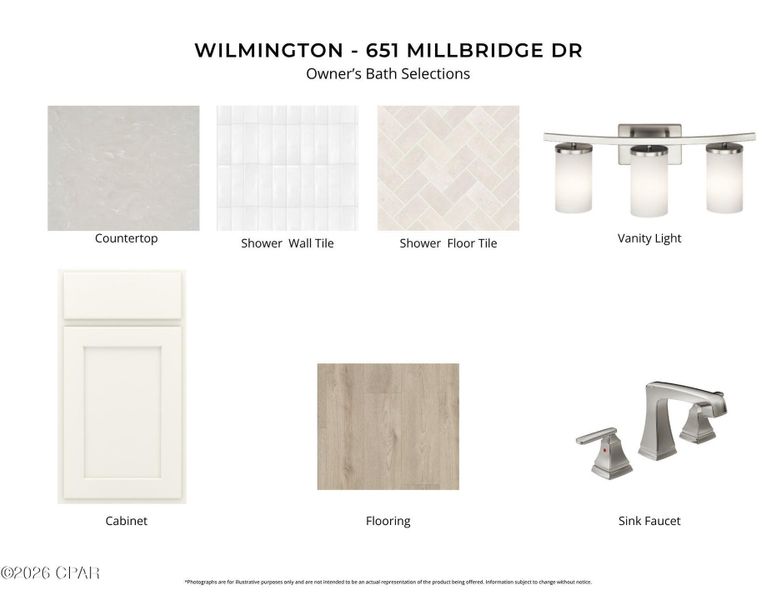 Sample of building materials used in homes in Salt Grass at Ward Creek, Panama City Beach (Image 4).