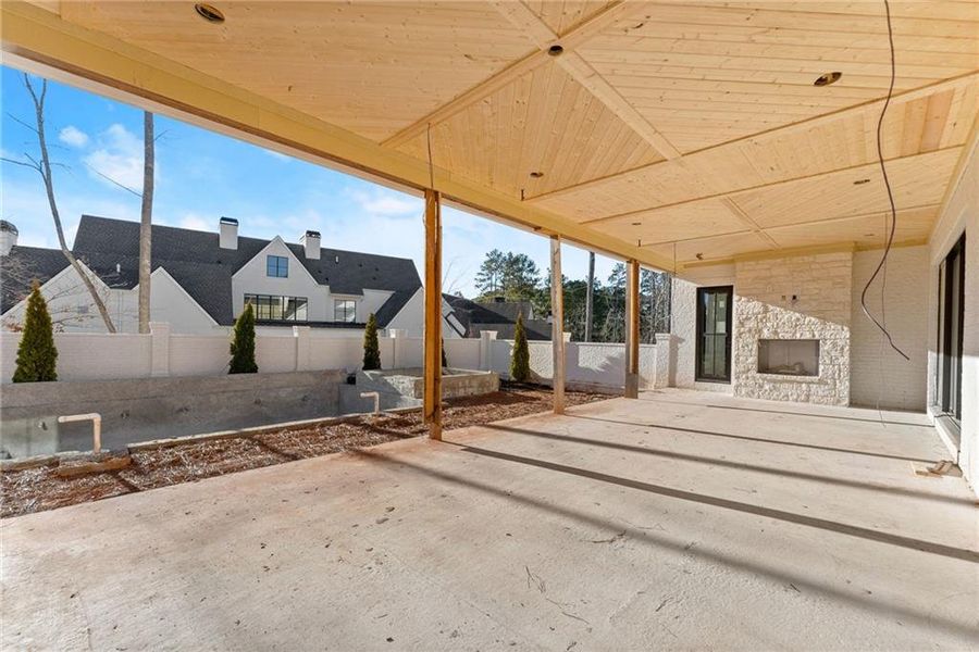 Exterior details and patio area of a home in , Alpharetta (Image 4).