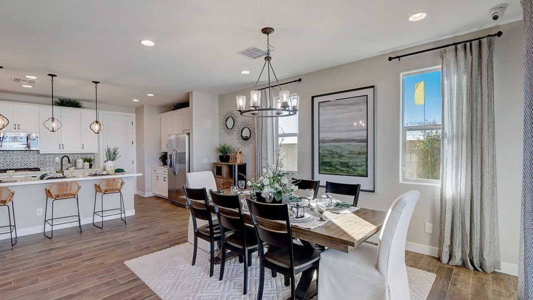 Representative furnished interior of a home built from the Belice by DRB Homes in The Lakes at Rancho El Dorado, Maricopa (Image 6).