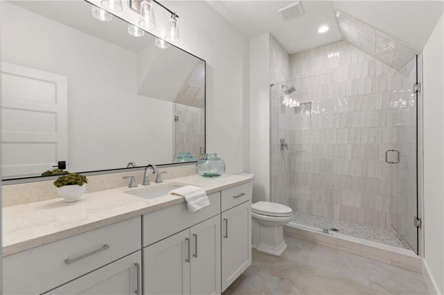 Furnished interior view inside a new home in , Canton (Image 19).