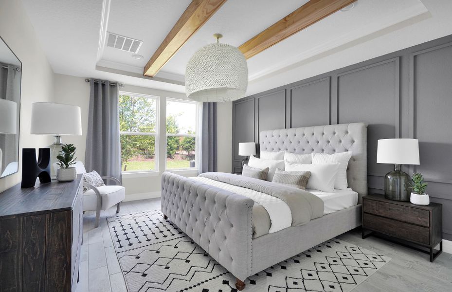 Representative furnished interior of a home built from the Palmary by Pulte Homes in Lakeview Estates, Palm Coast (Image 9).