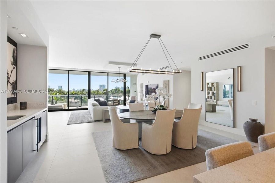 Furnished interior view inside a new home in , Fort Lauderdale (Image 18).