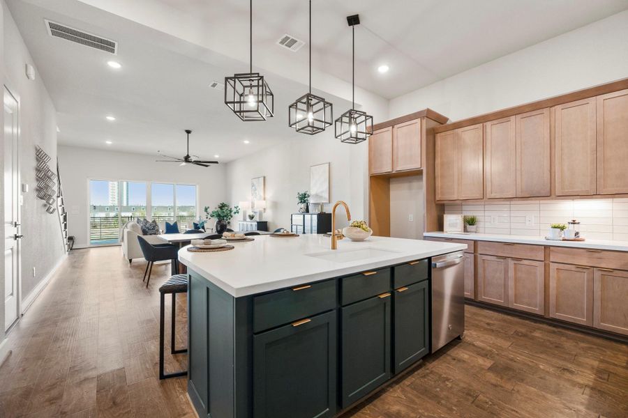 Furnished interior view inside a new home in Lago Pointe, Seabrook (Image 14). Furnished interior view inside a new home in Lago Pointe, Seabrook (Image 14).