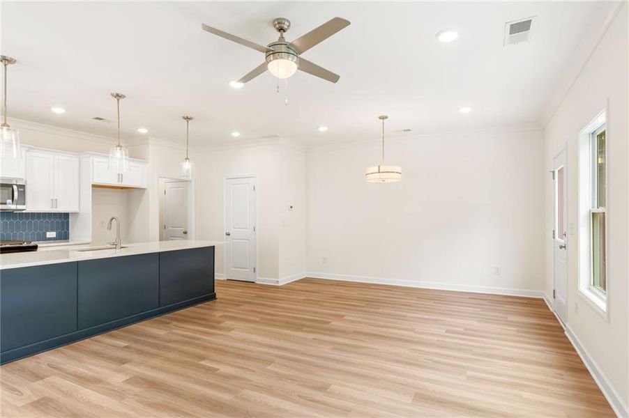 Spacious, unfurnished interior of a new home in River Walk Place, Lawrenceville (Image 15).