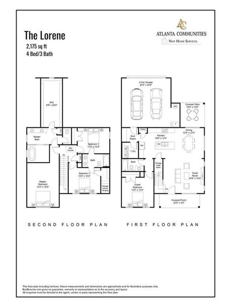 2D floor plan layout of this home in , Emerson, GA (Image 3).