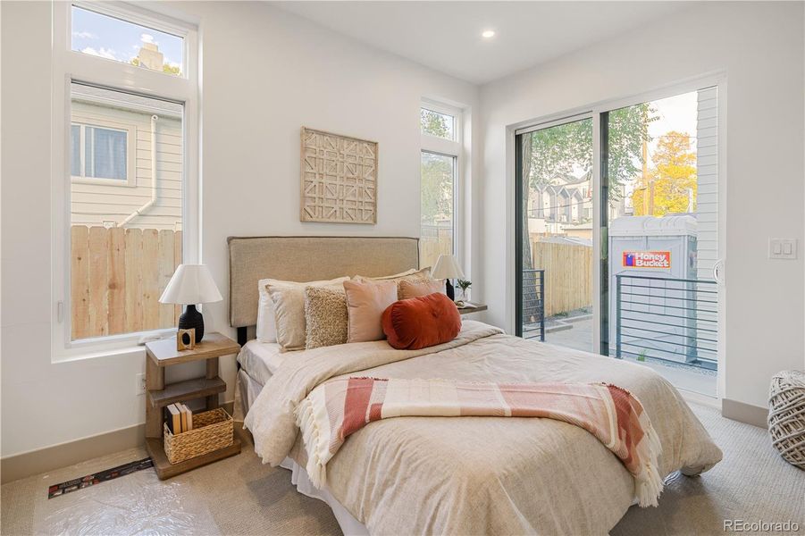 Furnished interior view inside a new home in , Denver (Image 6).