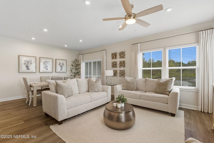Furnished interior view inside a new home in Shearwater Townhomes, St. Augustine (Image 23).