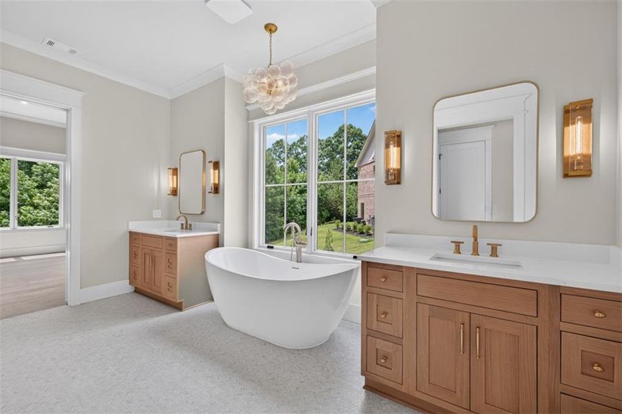 Furnished interior view inside a new home in , Buford (Image 17). Furnished interior view inside a new home in , Buford (Image 17).