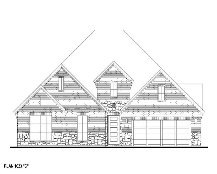 Plan 1623 Elevation C