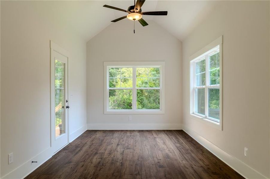 Spacious, unfurnished interior of a new home in Riverwalk, Monroe (Image 25). Spacious, unfurnished interior of a new home in Riverwalk, Monroe (Image 25).