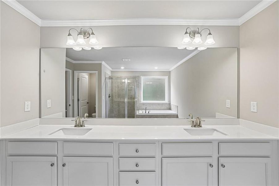 Furnished interior view inside a new home in , McDonough (Image 17).