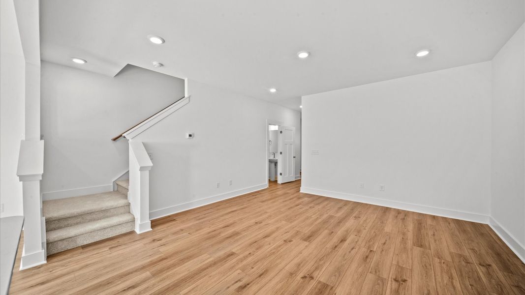 Furnished interior view inside a new home in Gresham Station, Simpsonville (Image 8).