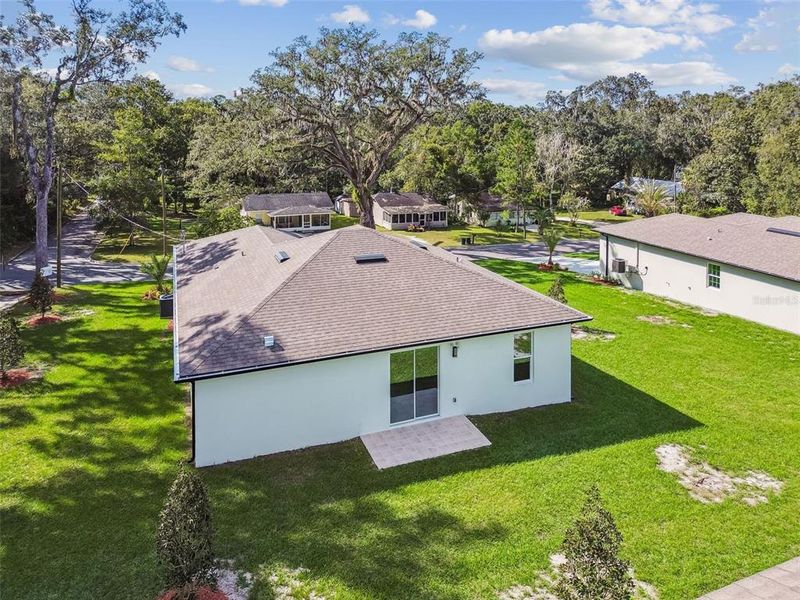 Exterior details and patio area of a home in , Brooksville (Image 31).