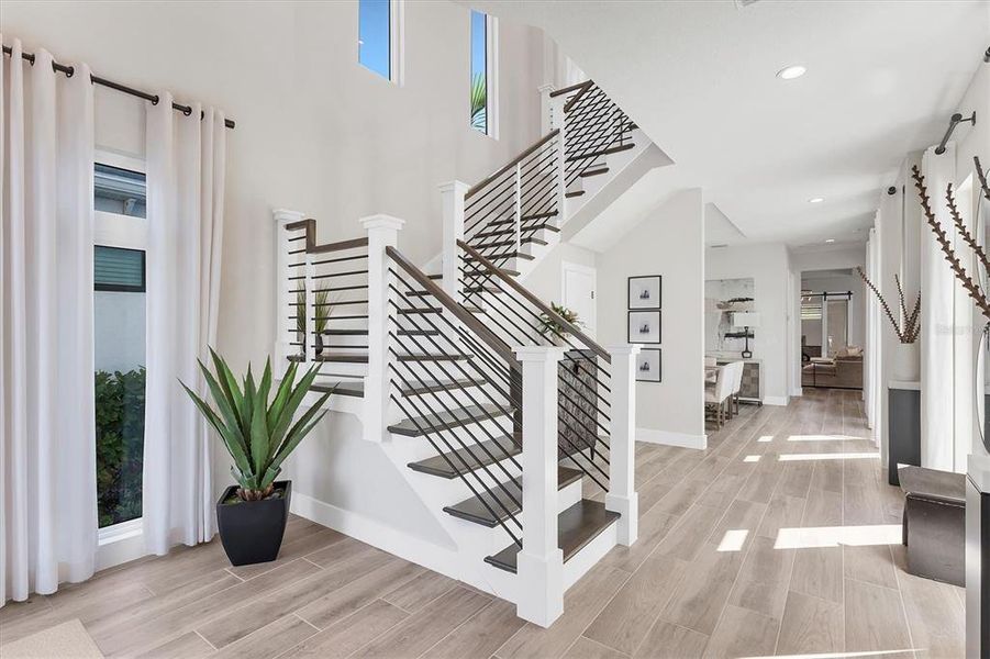 Furnished interior view inside a new home in Aqua Single Family Homes, Bradenton (Image 43).