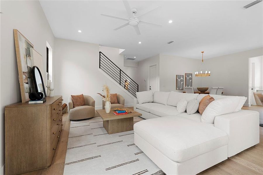 Furnished interior view inside a new home in , Orlando (Image 6). Furnished interior view inside a new home in , Orlando (Image 6).