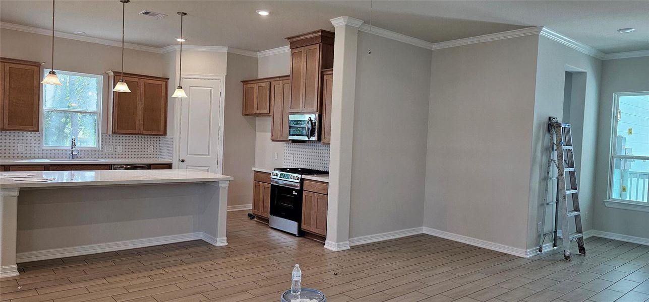 Furnished interior view inside a new home in Peacock Isle, Dickinson (Image 3).